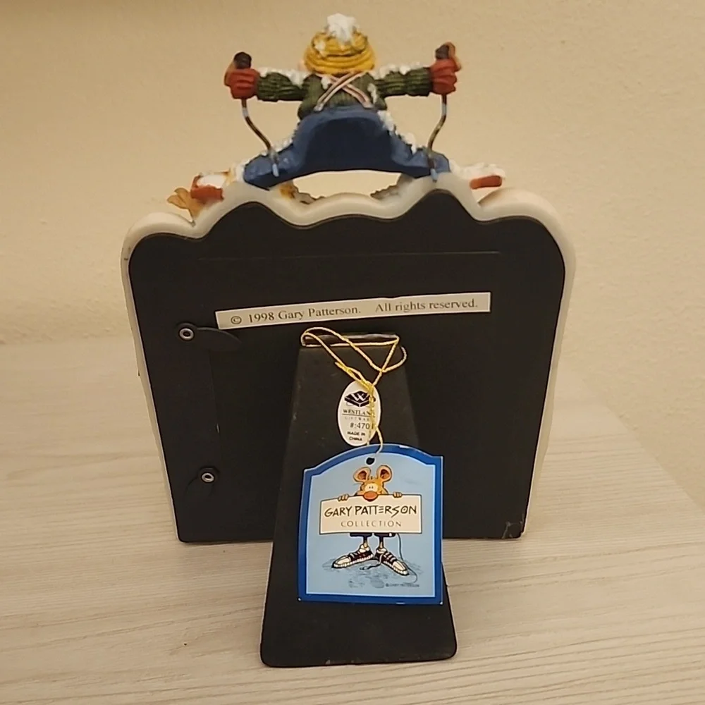 Gary Patterson skiing photo frame